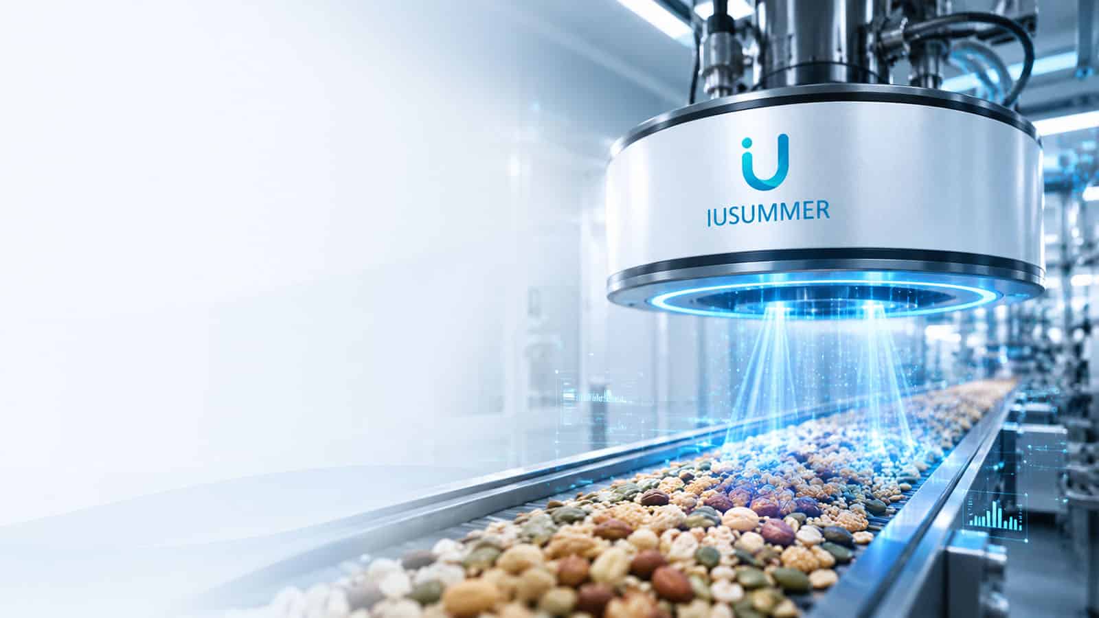 IUSummer Ion-Lens tunnel disinfection equipment for grains nuts and dry food processing